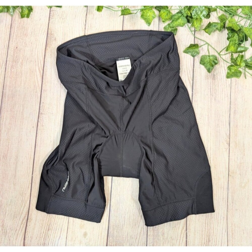 Garneau Cycling Shorts Women's Athletic Black Padded Stretch Size Small
